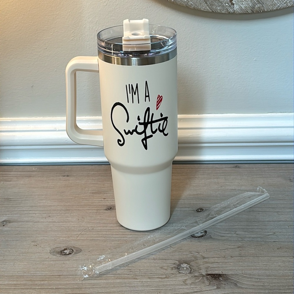 NEW Taylor Swift Stainless Steel Handle Tumbler